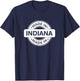 INDIANA Home - Made in Indiana - Funny Label - Classic T-Shirt - T-Shirt | Navy