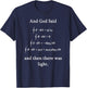 Maxwell equations Physics Nerd Physics Gift Science T-Shirt - T-Shirt | Navy