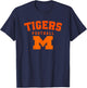 Massillon Tigers Logo Vertical Arch Football HS T-Shirt - T-Shirt | Navy