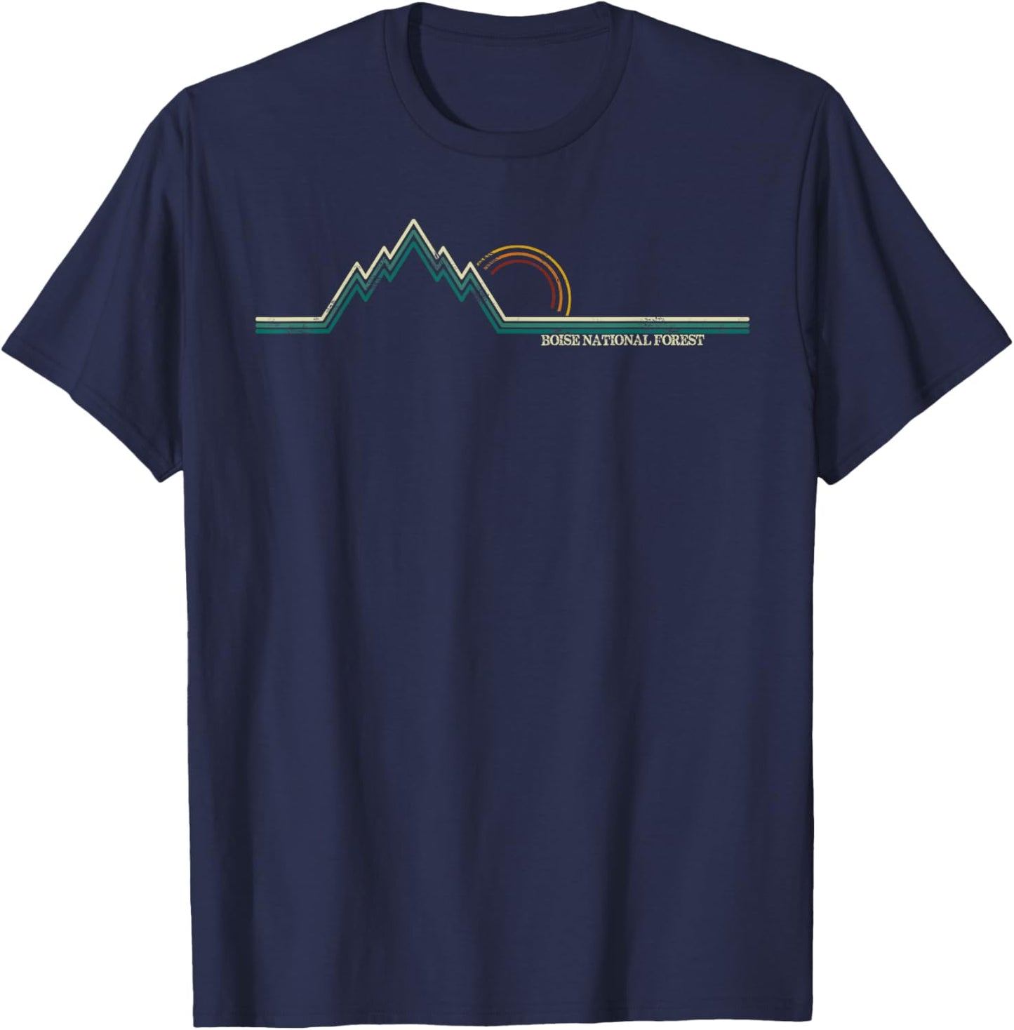 Boise National Forest (Idaho) T-Shirt - T-Shirt | Navy