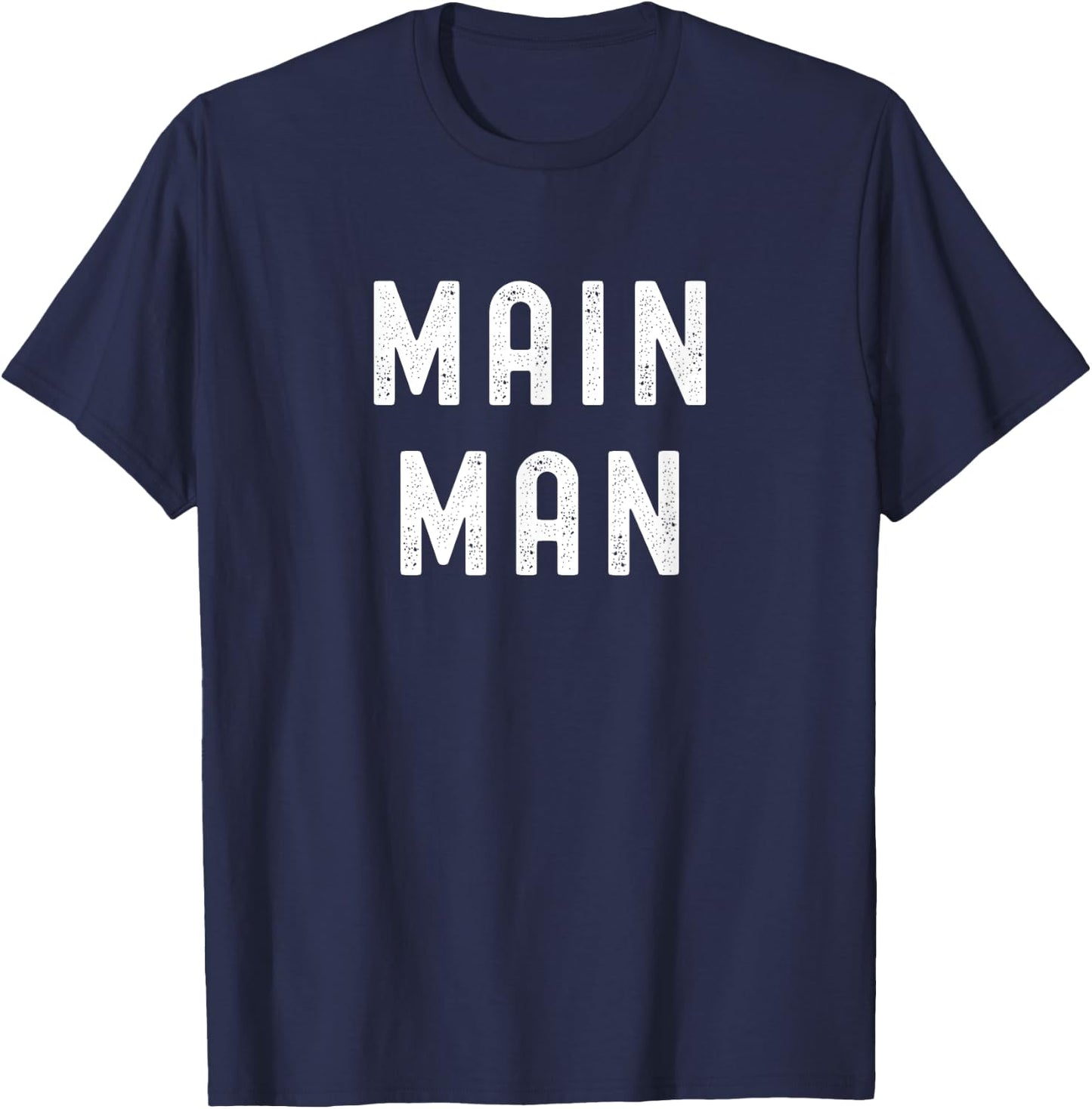 Main Man Side Chick Thanksgiving Meal Matching Couple Pajama T-Shirt - T-Shirt | Navy