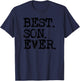 Best Son Ever T-Shirt - T-Shirt | Navy