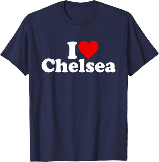 I Love Heart Chelsea London T-Shirt - T-Shirt | Navy