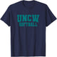 UNCW Seahawks Softball Apparel Sports Fan T-Shirt - T-Shirt | Navy