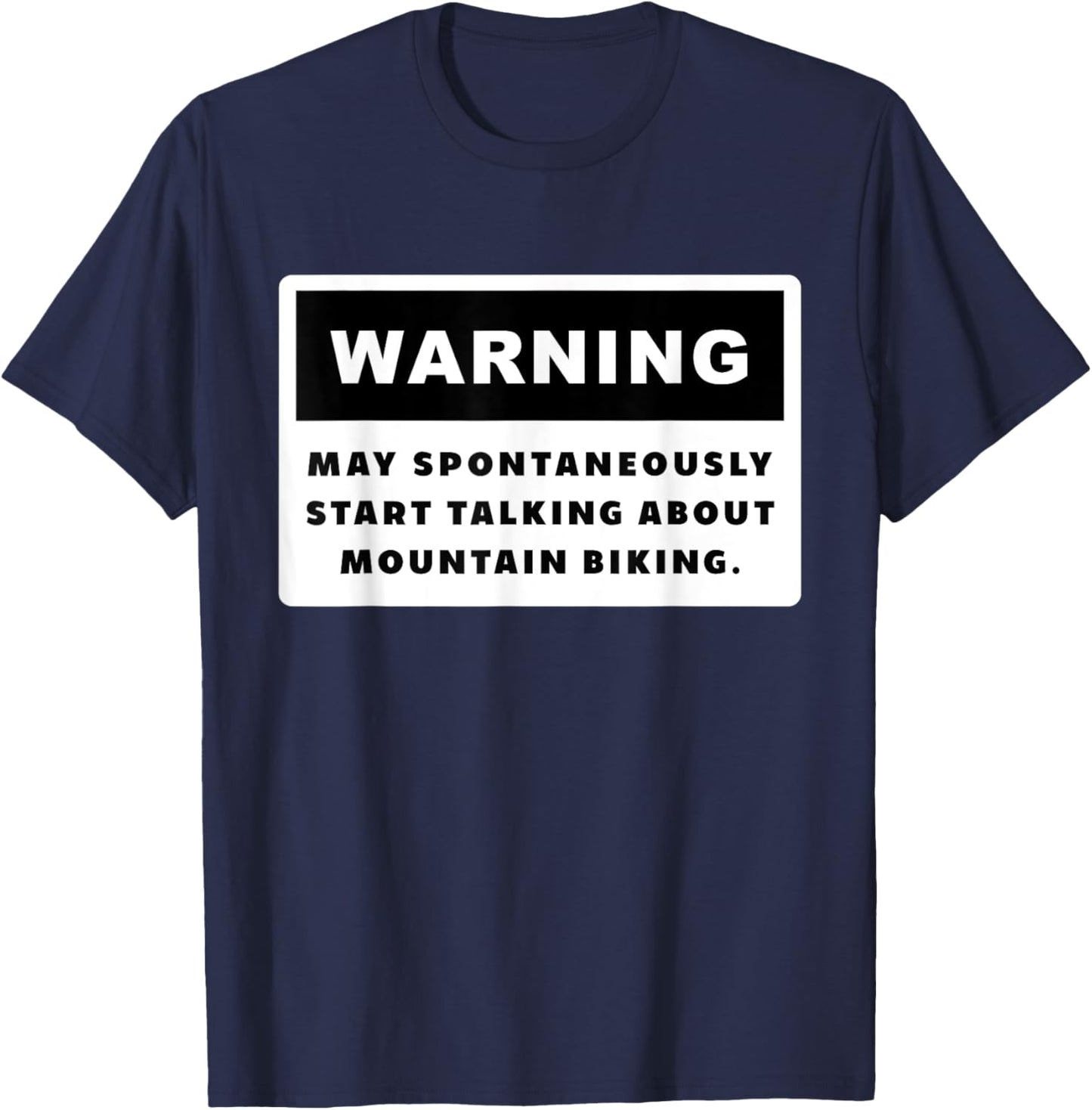 Funny MTB Mountain Bike T-Shirt - T-Shirt | Navy