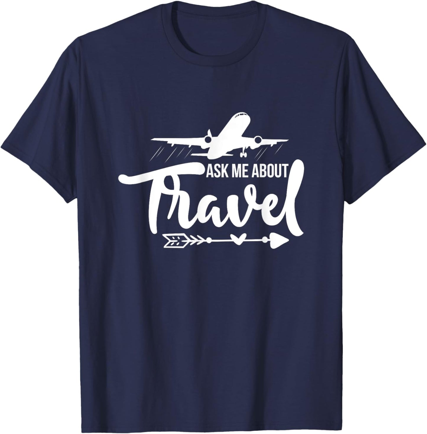 Ask me about Travel Travel agent T-Shirt - T-Shirt | Navy