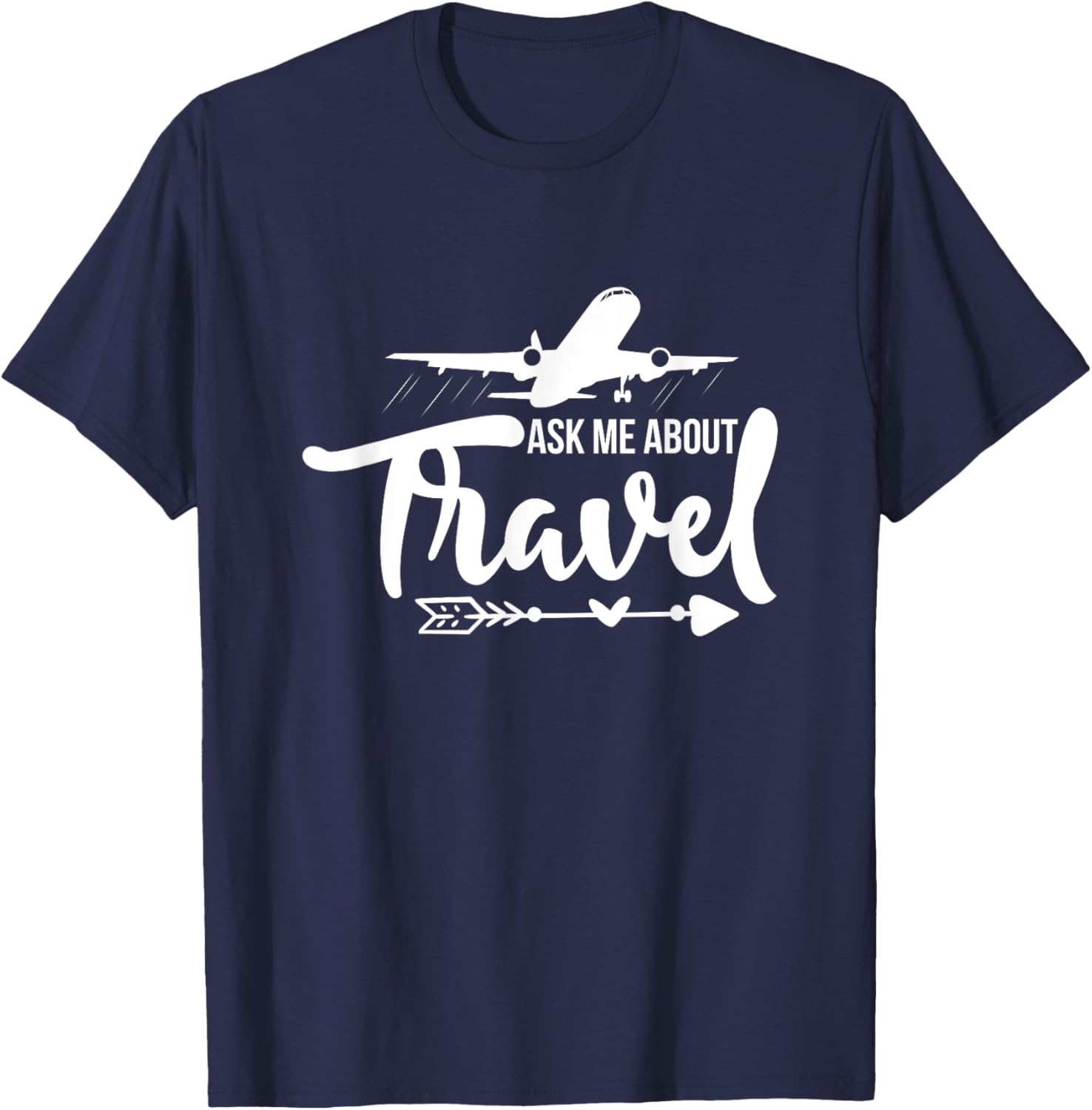 Ask me about Travel Travel agent T-Shirt - T-Shirt | Navy