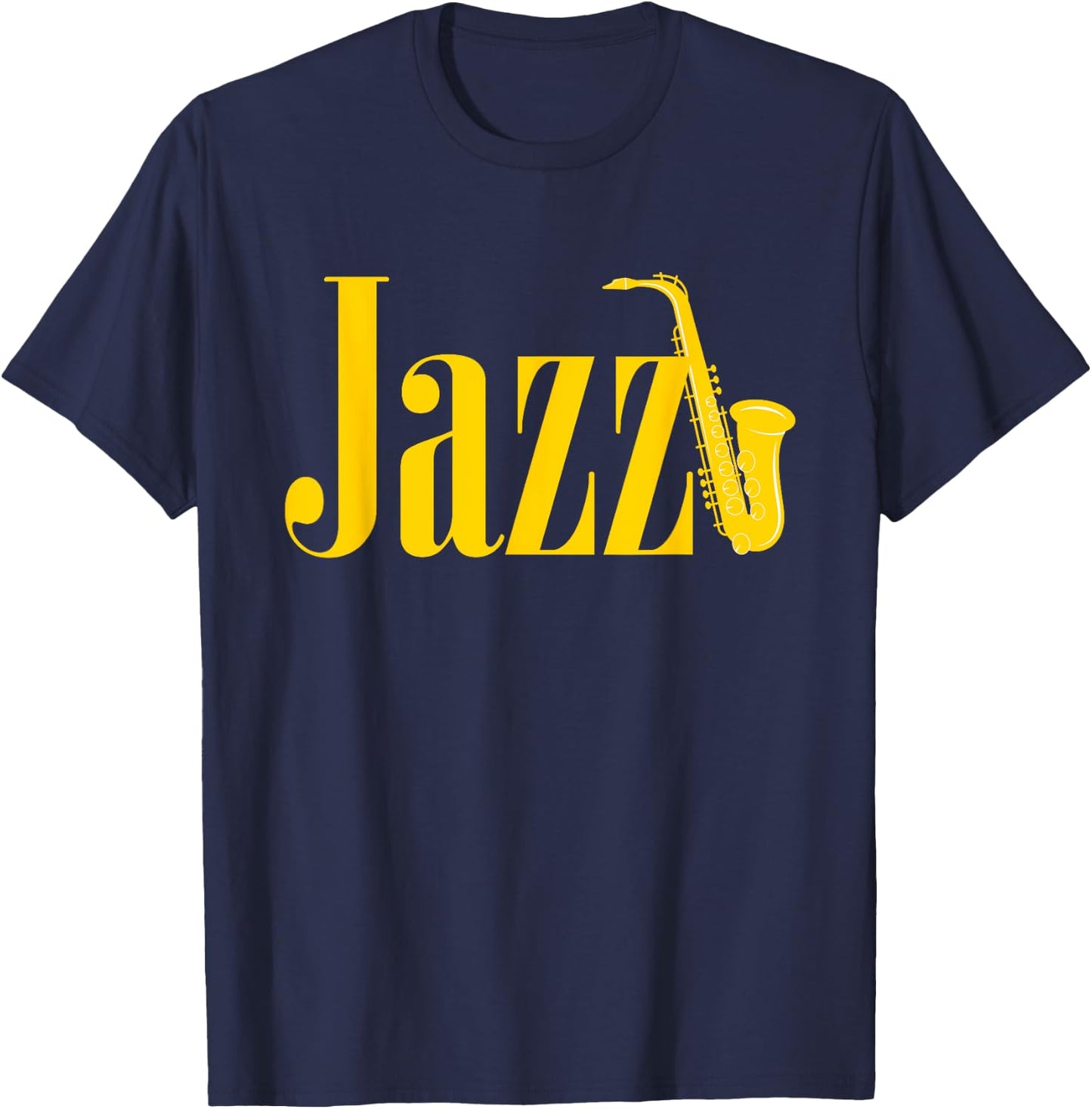 Cool Saxophone Women Jazz Musician Saxophone Player T-Shirt - T-Shirt | Navy