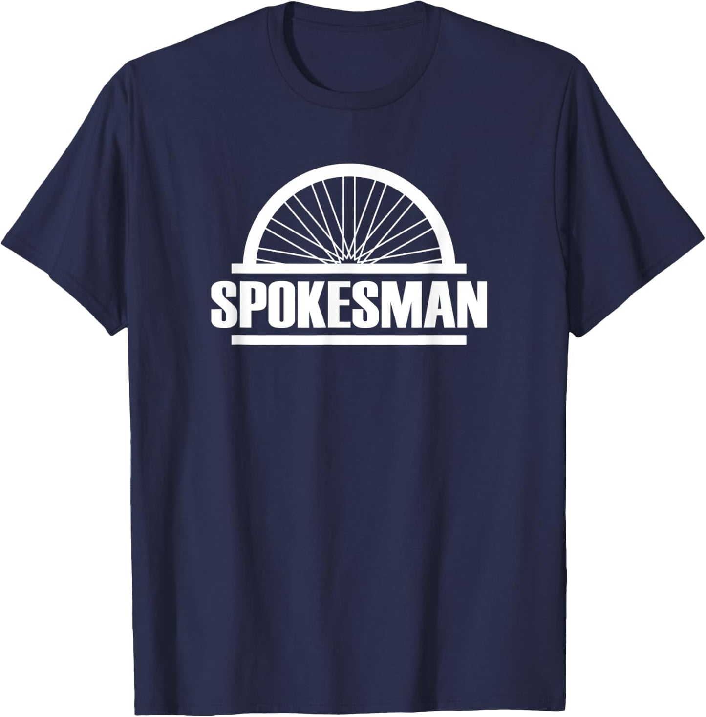 Spokesman Biker and Cyclist Gift - Spokes Man T-Shirt - T-Shirt | Navy