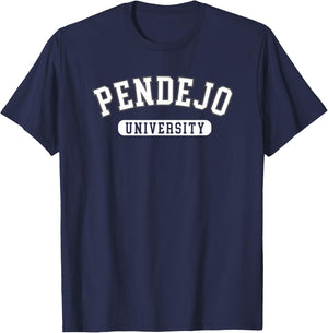 Pendejo University Funny Collegiate T-Shirt - T-Shirt | Navy
