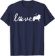 Shetland Sheepdog Mom Dad Dog Love Pet Paw Gift T-Shirt - T-Shirt | Navy