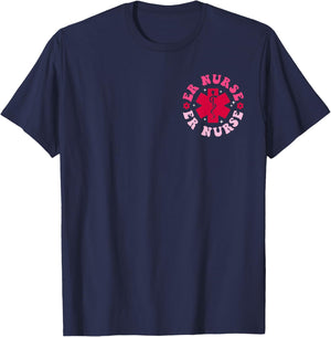 ER Nurse shirts ER RN Emergency Department 2-sided T-Shirt - T-Shirt | Navy