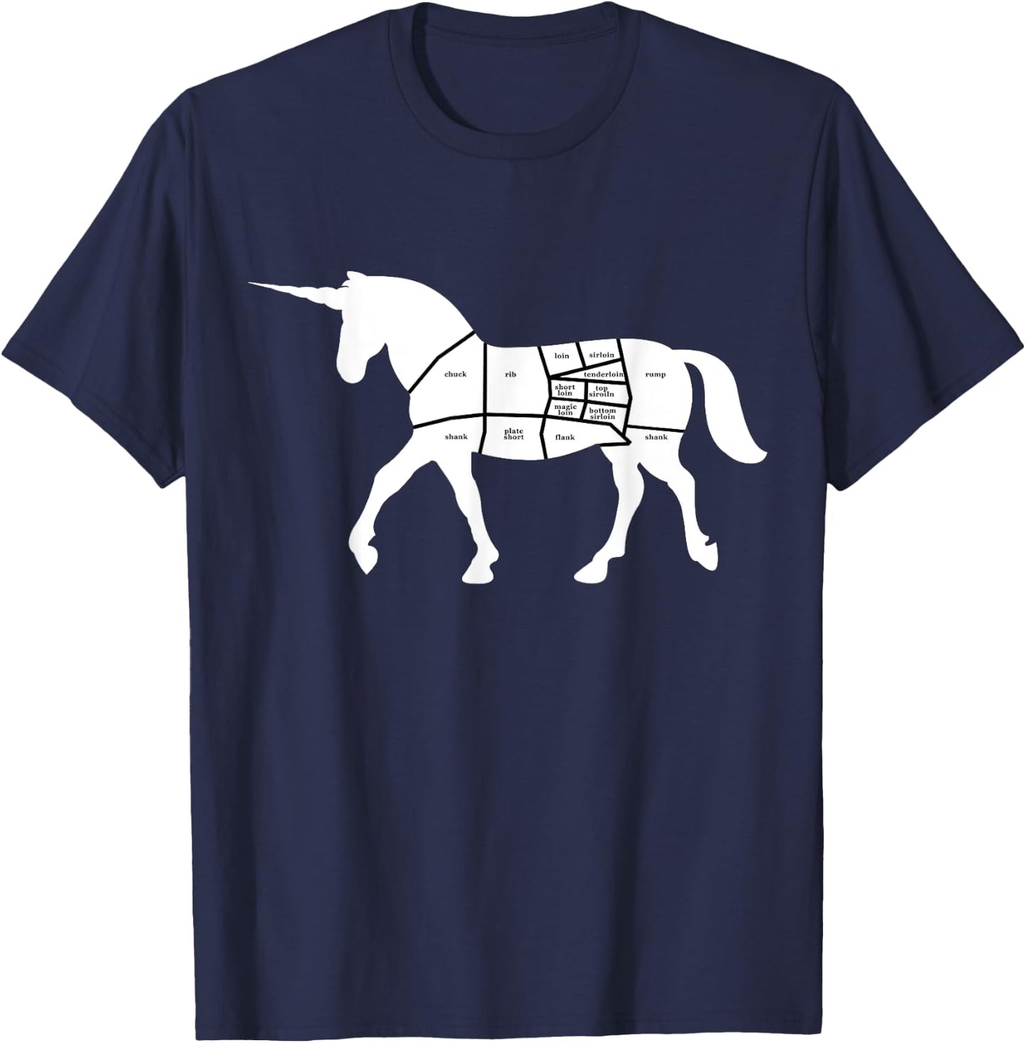 Butcher Cuts - Unicorn T-Shirt - T-Shirt | Navy