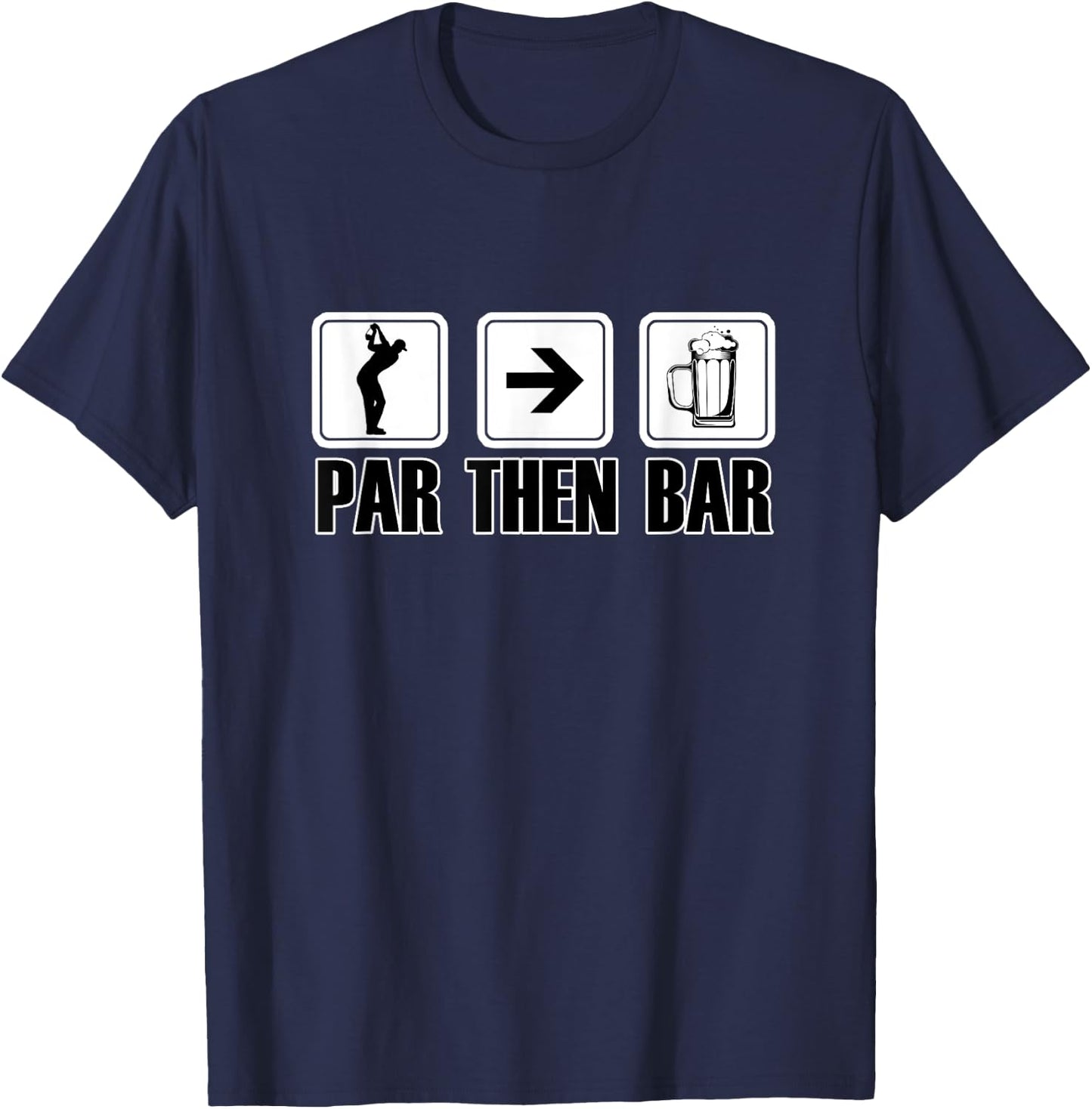 Par Then Bar Golf 19th Hole T-Shirt - T-Shirt | Navy