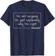 ZACHARY Quote Funny Birthday Personalized Name Gift T-Shirt - T-Shirt | Navy