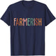 Vintage Farmerish Funny Farmer Lover Farming Worker T-Shirt - T-Shirt | Navy