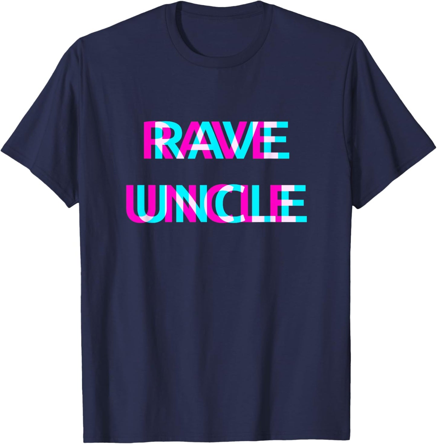 Rave Uncle Techno EDM Music Festival Party Raver T-Shirt - T-Shirt | Navy