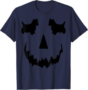 pumpkin Westie halloween West Highland WhiteTerrier T-Shirt - T-Shirt | Navy