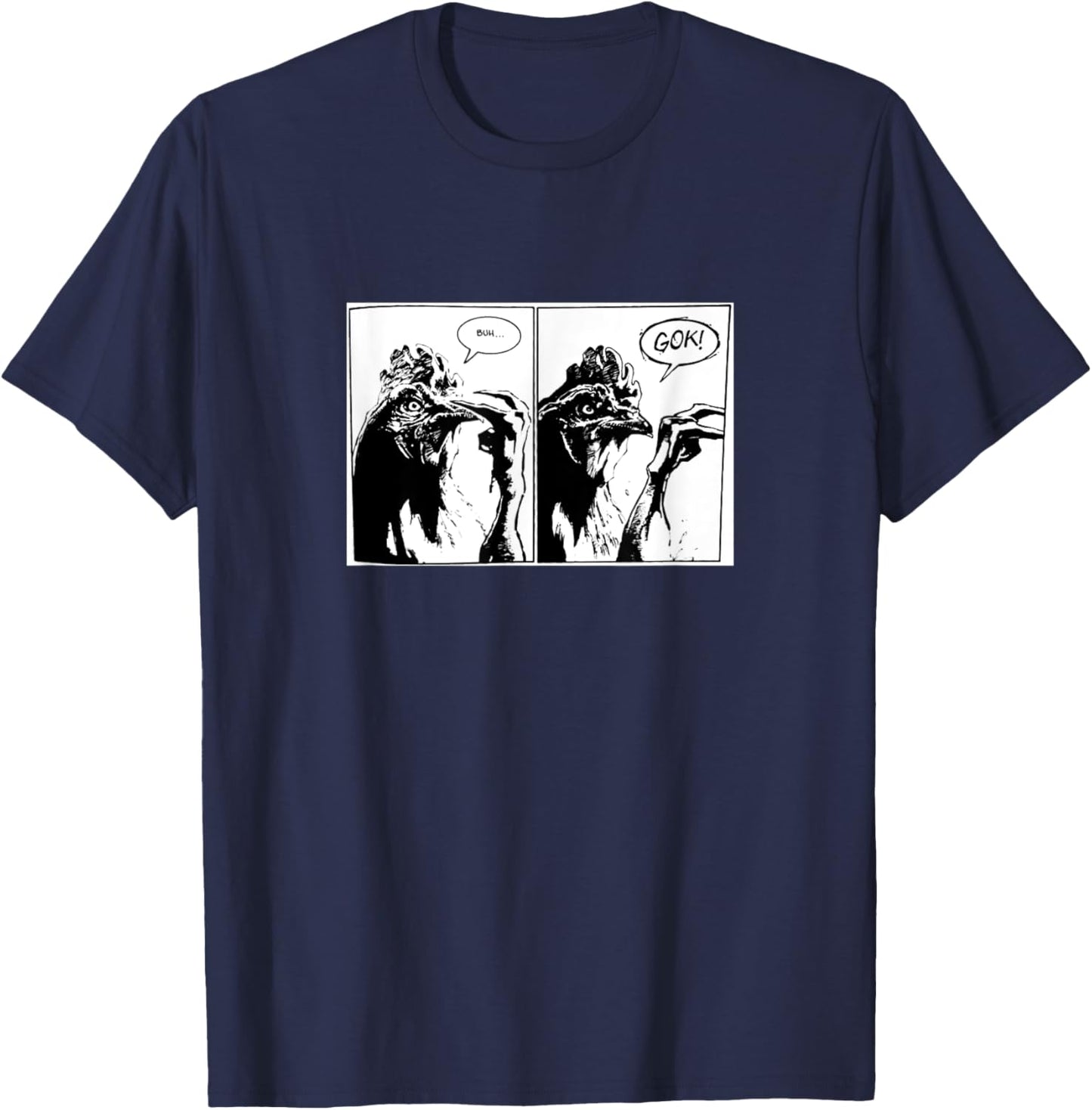 Buh Gok chicken T-Shirt - T-Shirt | Navy