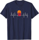 Cardio Drumming Heartbeat Fitness Class Gym Workout Exercise T-Shirt - T-Shirt | Navy