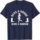 Save a Horse Ride A Cousin - Southern Joke Adult Humor T-Shirt - T-Shirt | Navy