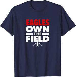 East Rockingham High School Own the Field T-Shirt - T-Shirt | Navy