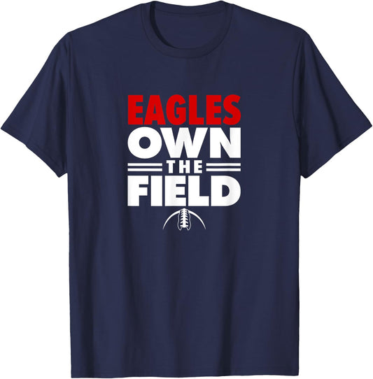 East Rockingham High School Own the Field T-Shirt - T-Shirt | Navy