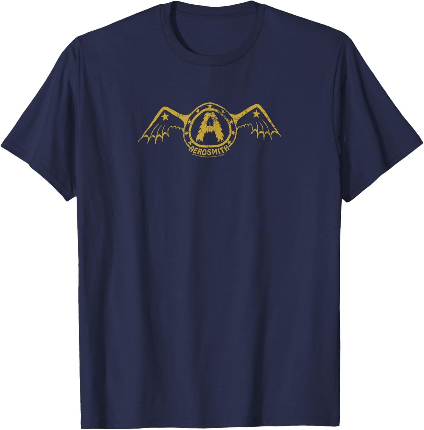 Aerosmith - Golden Wings T-Shirt - T-Shirt | Navy