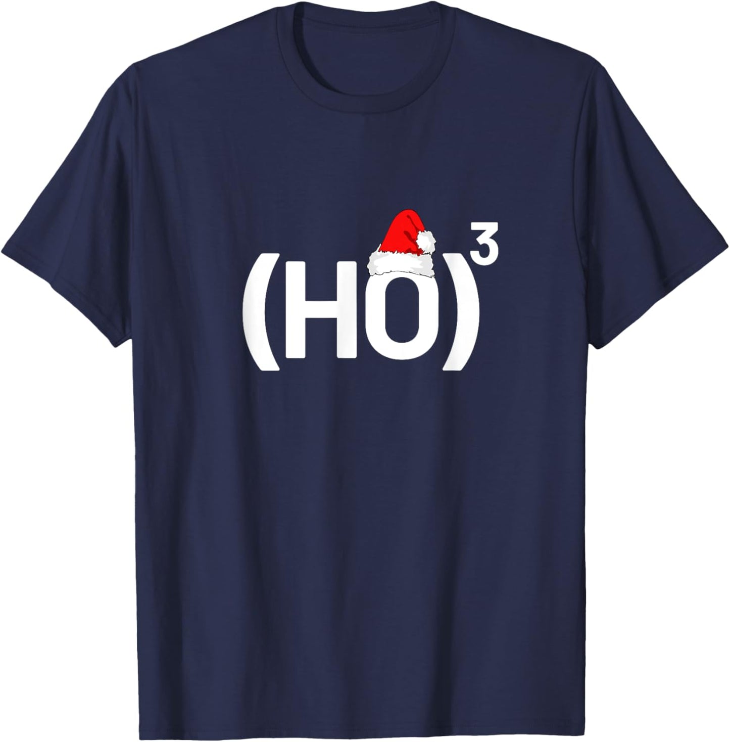 Ho3 Shirt Maths Physics Nerd Informatik Ho Hoch 3 Christmas T-Shirt - T-Shirt | Navy