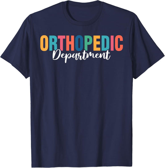 Orthopedic Department Orthopedist Surgery Surgeon Graphic T-Shirt - T-Shirt | Navy