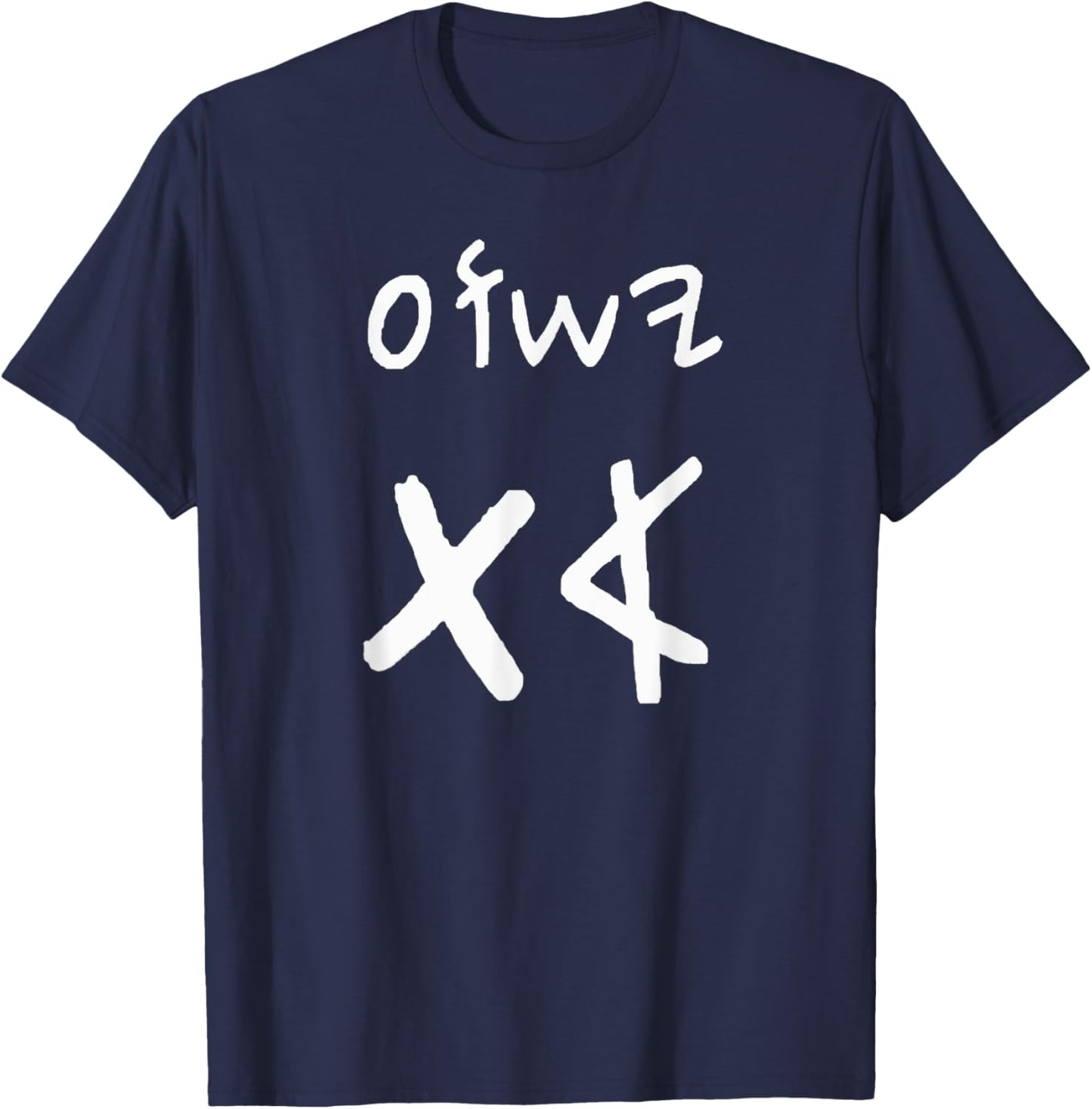 Yeshua Aleph Tav Jesus First Last in Paleo Hebrew T-Shirt - T-Shirt | Navy