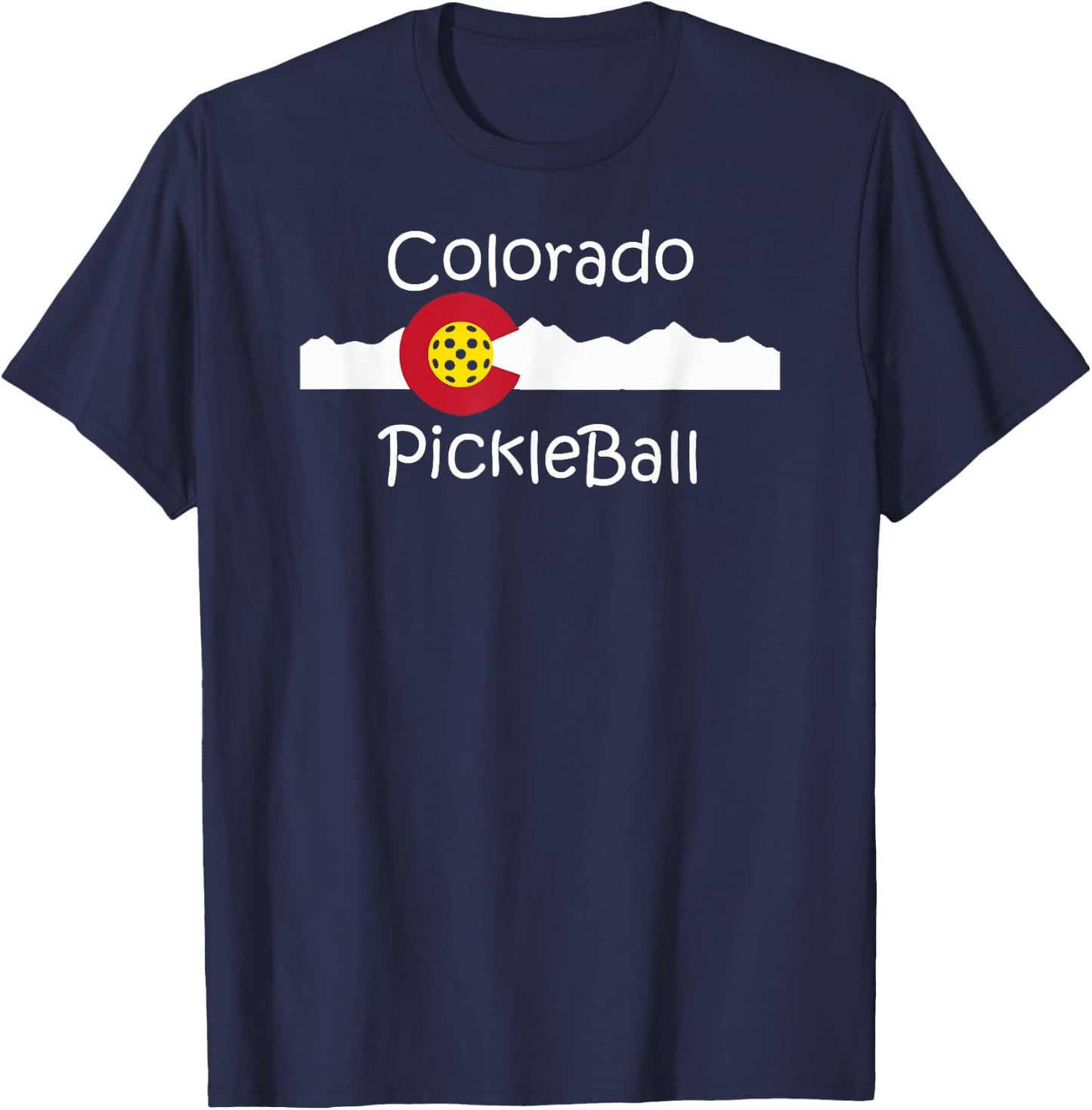 Colorado Pickleball T-Shirt - T-Shirt | Navy