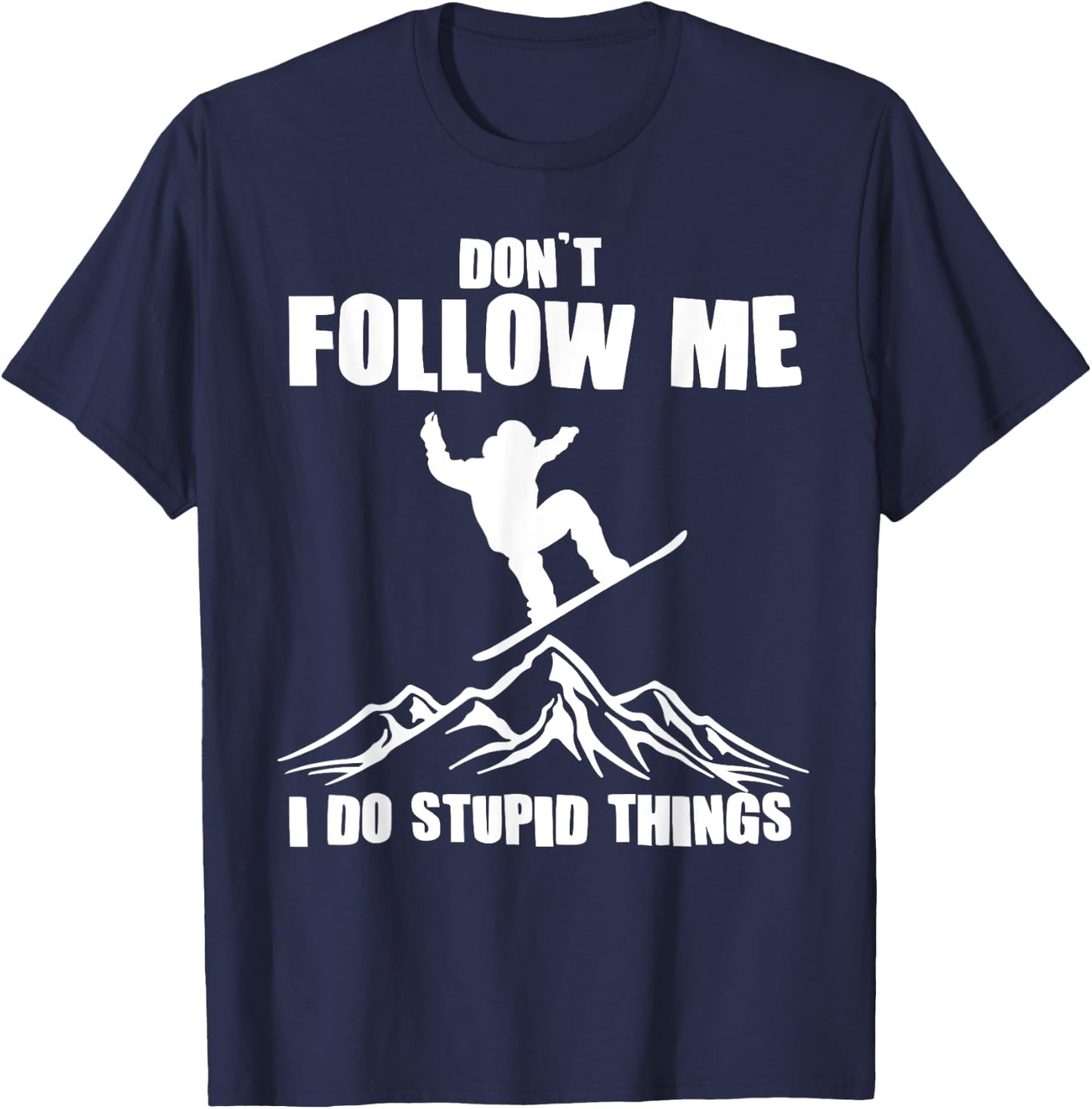 Cool Snowboarding Art Women Snowboard Snowboarder T-Shirt - T-Shirt | Navy