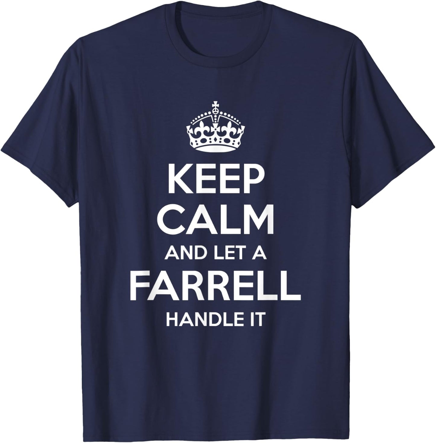 FARRELL Funny Surname Family Tree Birthday Reunion Gift T-Shirt - T-Shirt | Navy