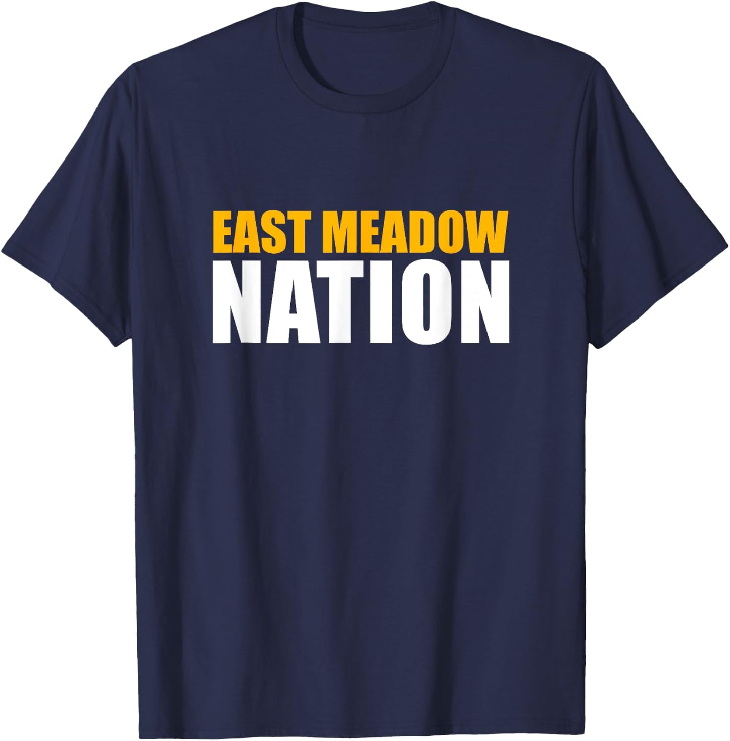 East Meadow High School Nation T-Shirt - T-Shirt | Navy