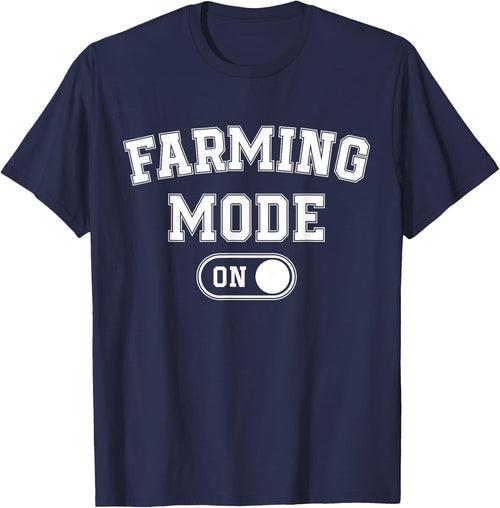 Farming Mode On Funny Farmer Gift Rancher Cowboy Cowgirl
