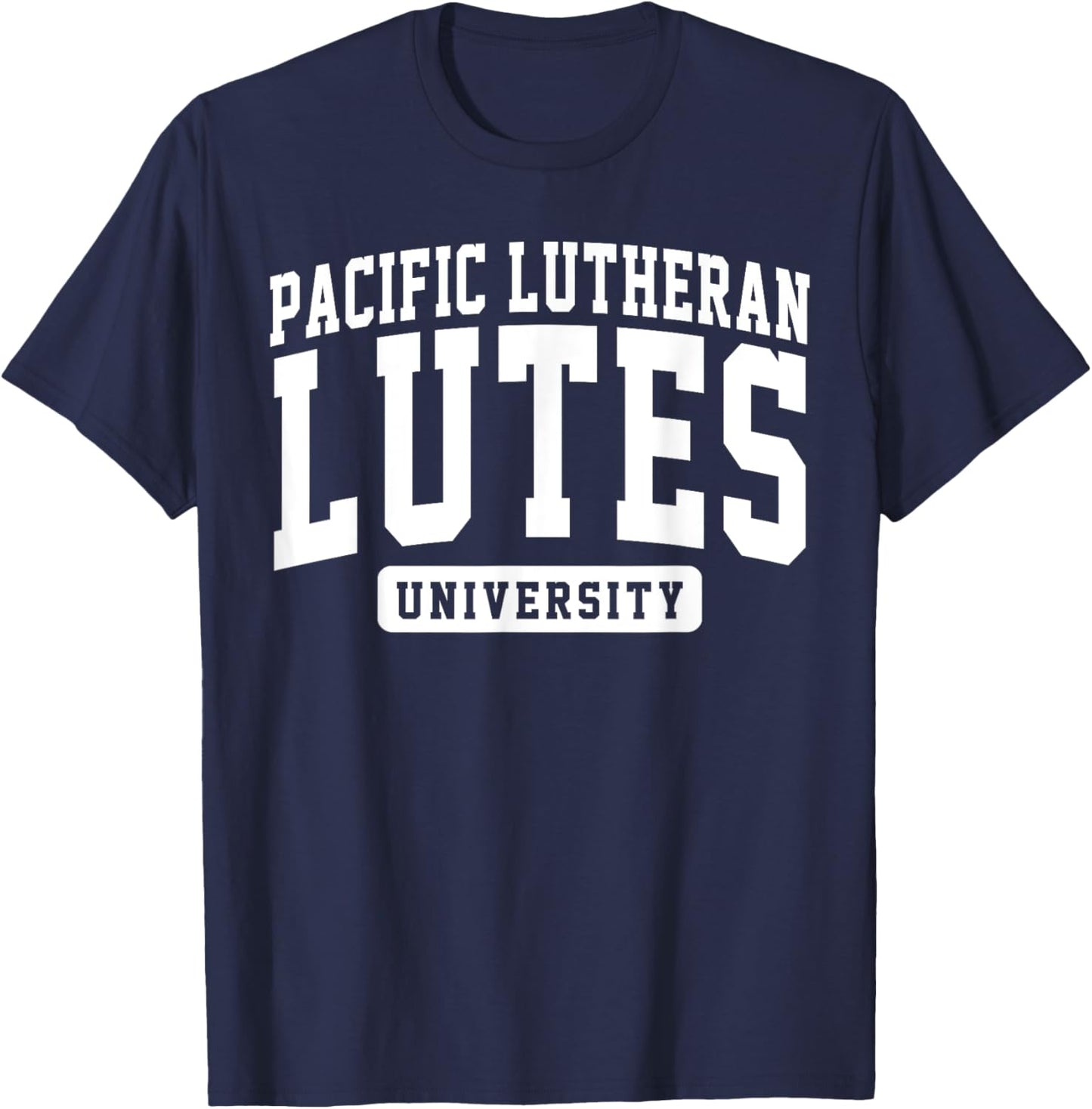 Pacific Lutheran University Lutes Arch Vintage Classic T-Shirt - T-Shirt | Navy