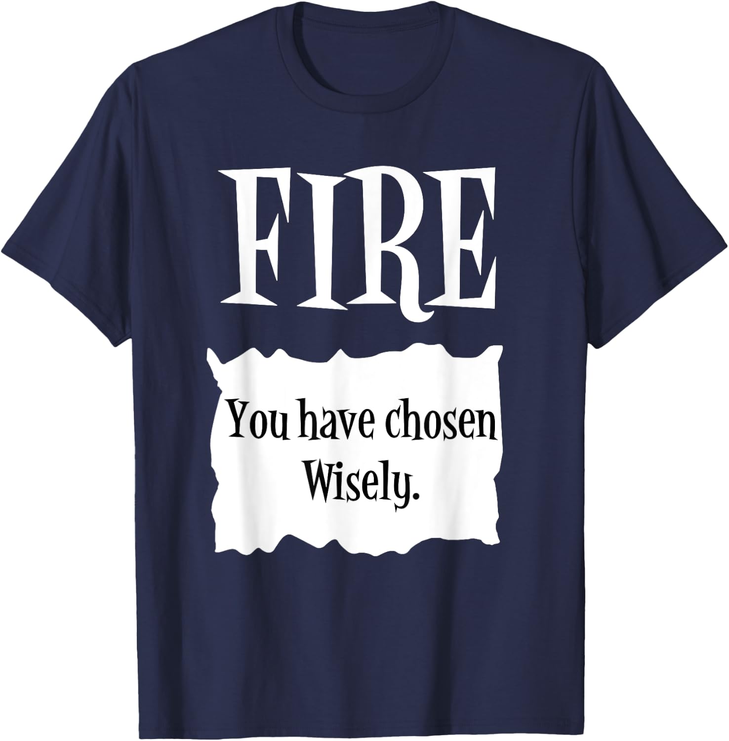 FIRE - Hot Packet Halloween Taco Costume T-Shirt - T-Shirt | Navy