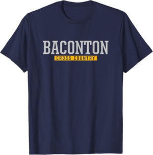 Baconton Community Charter School Cross Country T-Shirt - T-Shirt | Navy