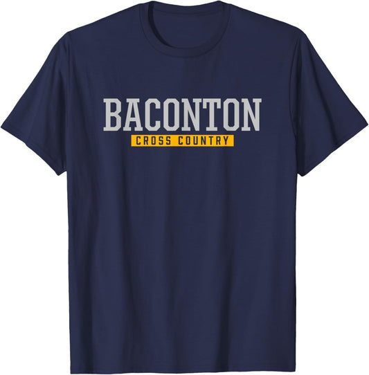 Baconton Community Charter School Cross Country T-Shirt - T-Shirt | Navy