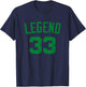 Boston Legend 33 T-Shirt - T-Shirt | Navy