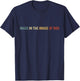 Made in the Image of God Vintag Christian God Bible T-Shirt - T-Shirt | Navy