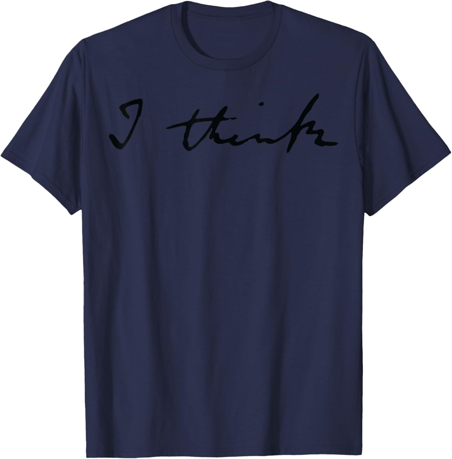 I Think Evolve Life Darwin Evolution Biology Science Teacher Women Girls Kids T-Shirt - T-Shirt | Navy