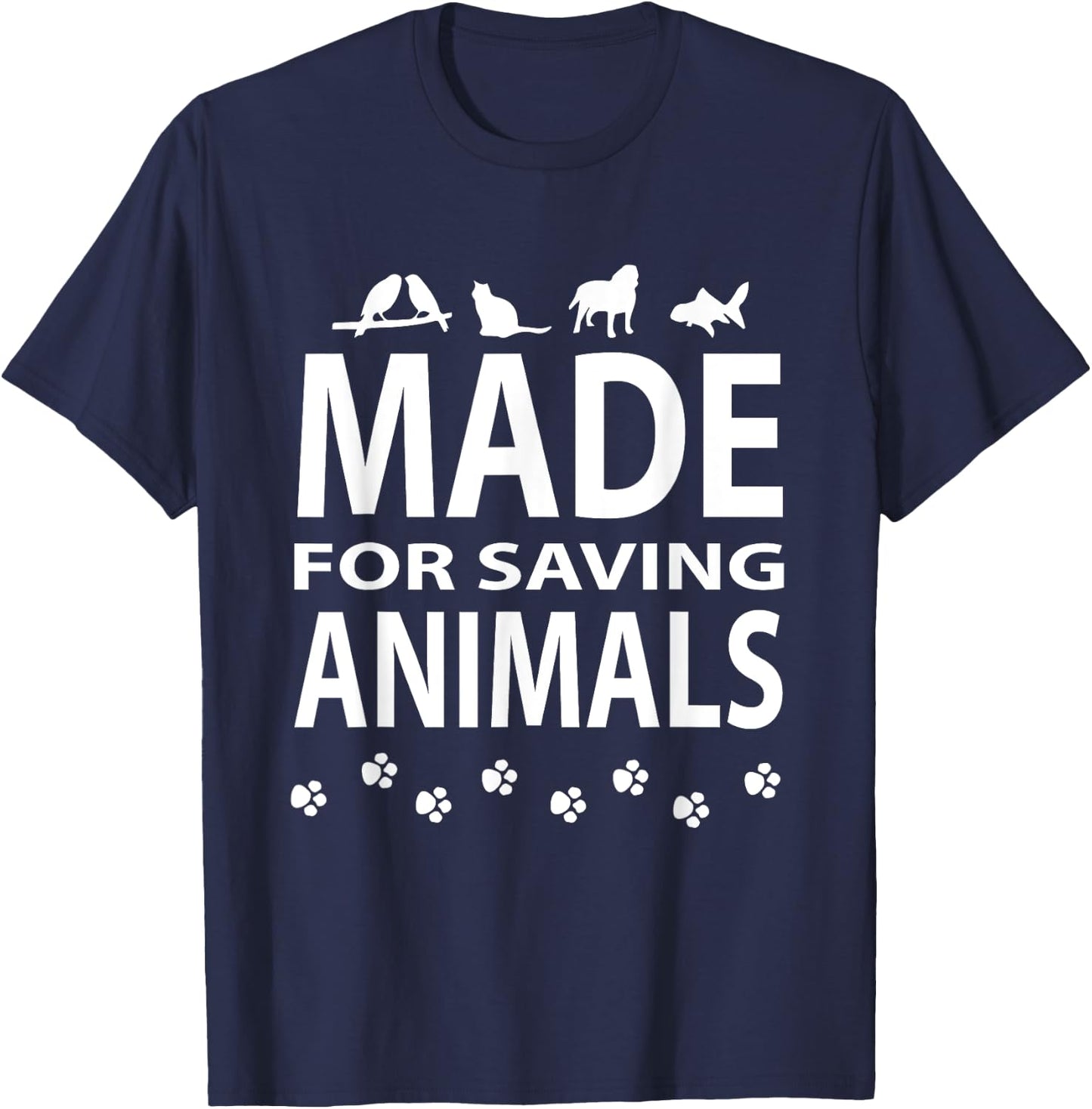 Wildlife Biologist Ecologist Animal Vet T-Shirt - T-Shirt | Navy