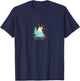 God is Good Christian Camping Wilderness Adventure Campfire T-Shirt - T-Shirt | Navy