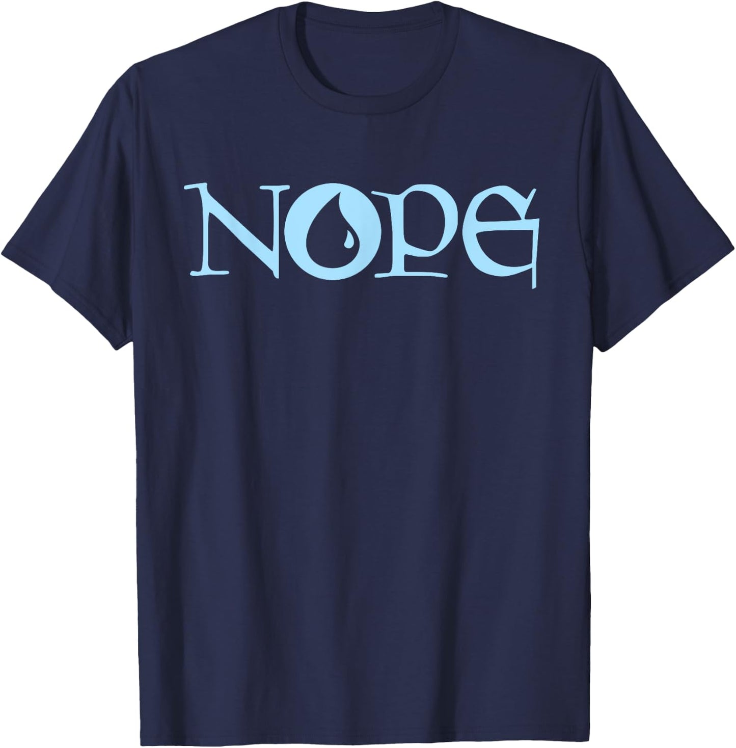 NOPE | Blue Magic | Island Mana Symbol T-Shirt - T-Shirt | Navy