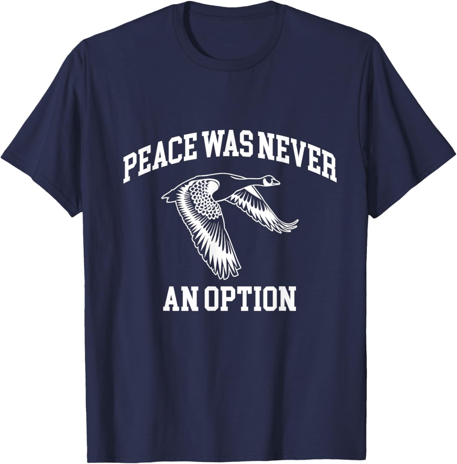 Canadian Goose , Funny Meme Shirt, Women's Black Short Sleeve Classic Fit , Size Small T-Shirt - T-Shirt | Navy