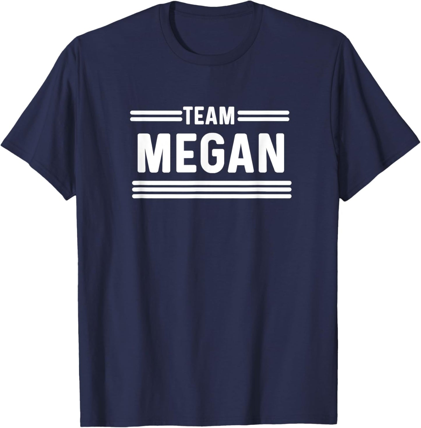 Team Megan - Family Name T-Shirt - T-Shirt | Navy