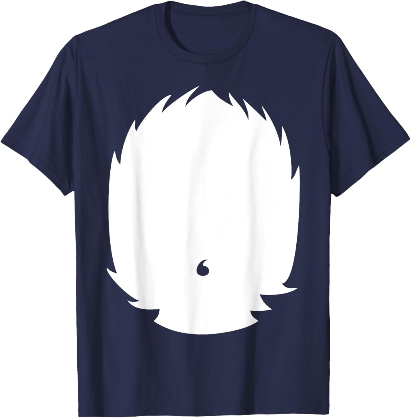 Animal Belly DIY Halloween Costume Badger Panda Raccoon Dog T-Shirt - T-Shirt | Navy
