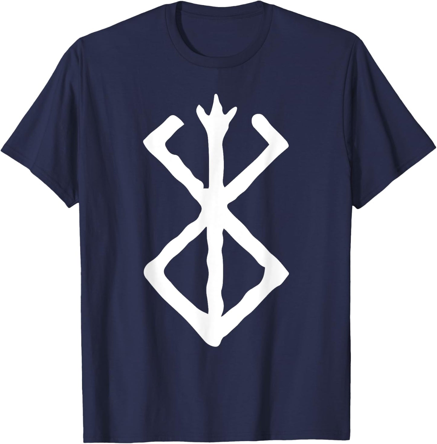 Signs and Symbols Men's Black Viking Rune T-Shirt - T-Shirt | Navy